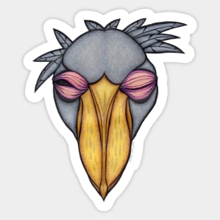 Big bird Shoebill stork Sticker